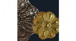 Δείγμα κατασκευής ανάγλυφων με αλουμινόχαρτο και μεταλλικά φύλλα