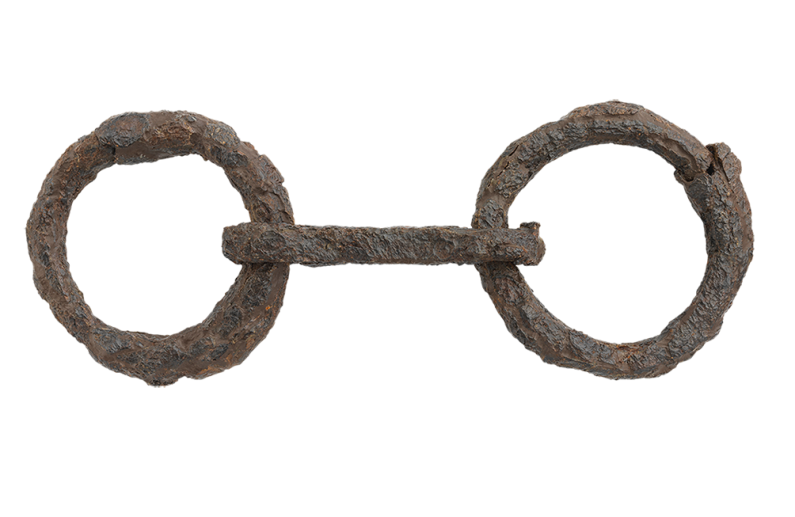 Pairs Of Iron Fetters bonds From Akanthos modern day pairs-of-iron-fetters-bonds-from-akanthos-modern-day
