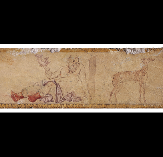 τμήμα ζωγραφιάς από τις κλίνες