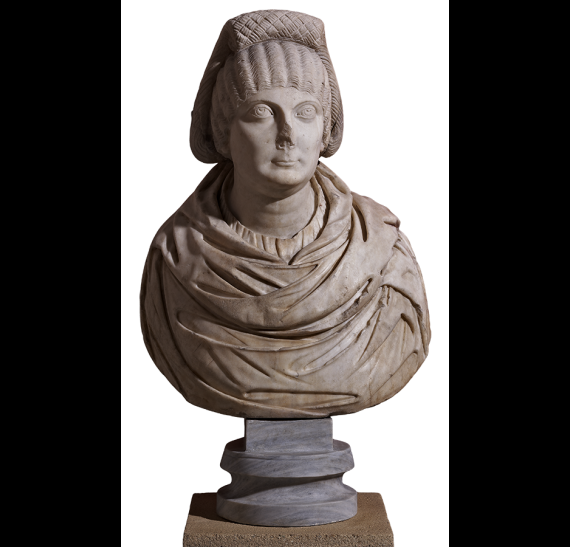 Marble female portrait bust from Thessaloniki (ΜΘ 1060). ©Ministry of Culture-AMTh