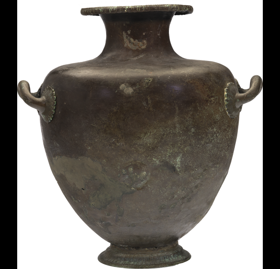 A prize vase from Karabournaki (Thessaloniki). ©Ministry of Culture - AMTh