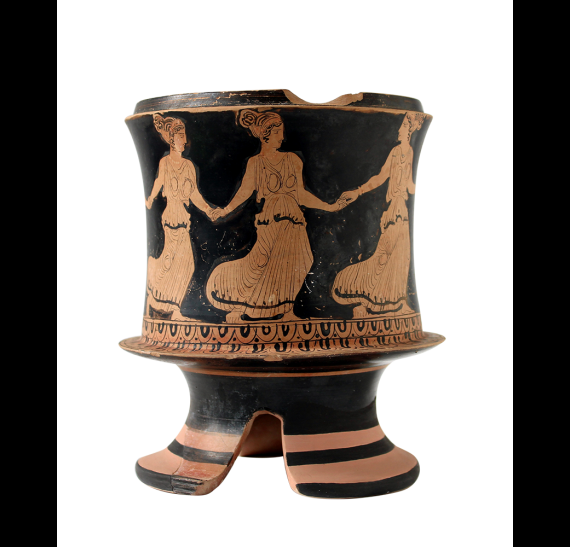 Red-figure tripod pyxis © Minstry of Culture - AMTh