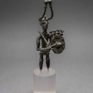 Πολεμιστής με ξίφος και ασπίδα, μπρούντζος, Padria, Εποχή του Σιδήρου Κάλιαρι, Εθνικό Αρχαιολογικό Μουσείο